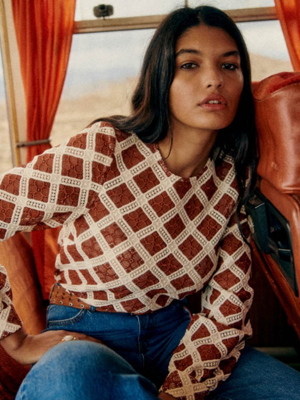 Sezane Jesse Blouse
